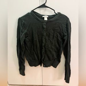 Dark Green Cardigan H&M